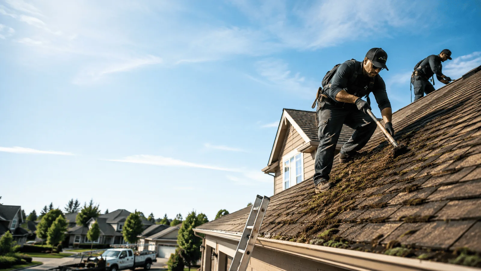 Roof Moss Removal in Bicknell, IN near me
